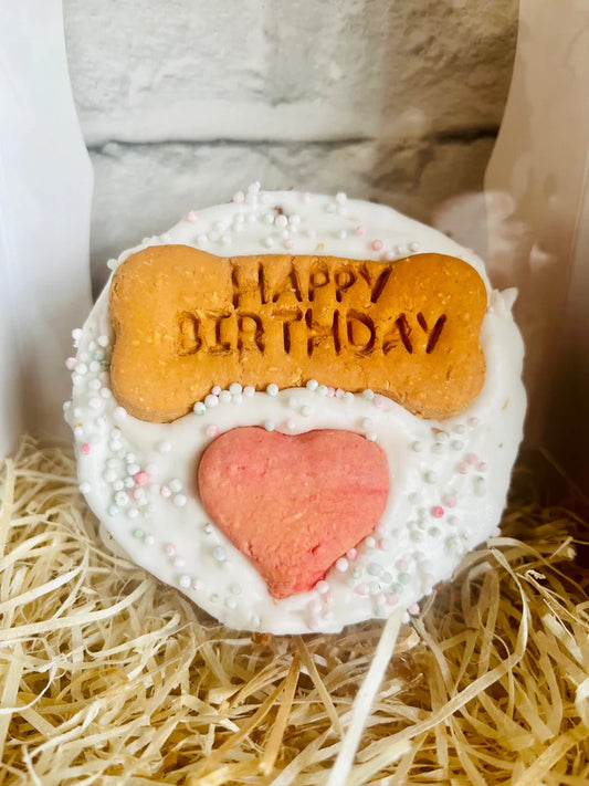 Dog Birthday Cake—Grain Free Natural Dog Treats