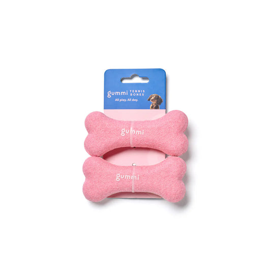 Dog Toy Tennis Bones Pack - Pink